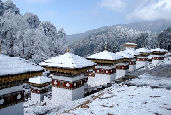 Du lịch mùa đông tại Bhutan, Mùa đông Bhutan, tuyết rơi Bhutan